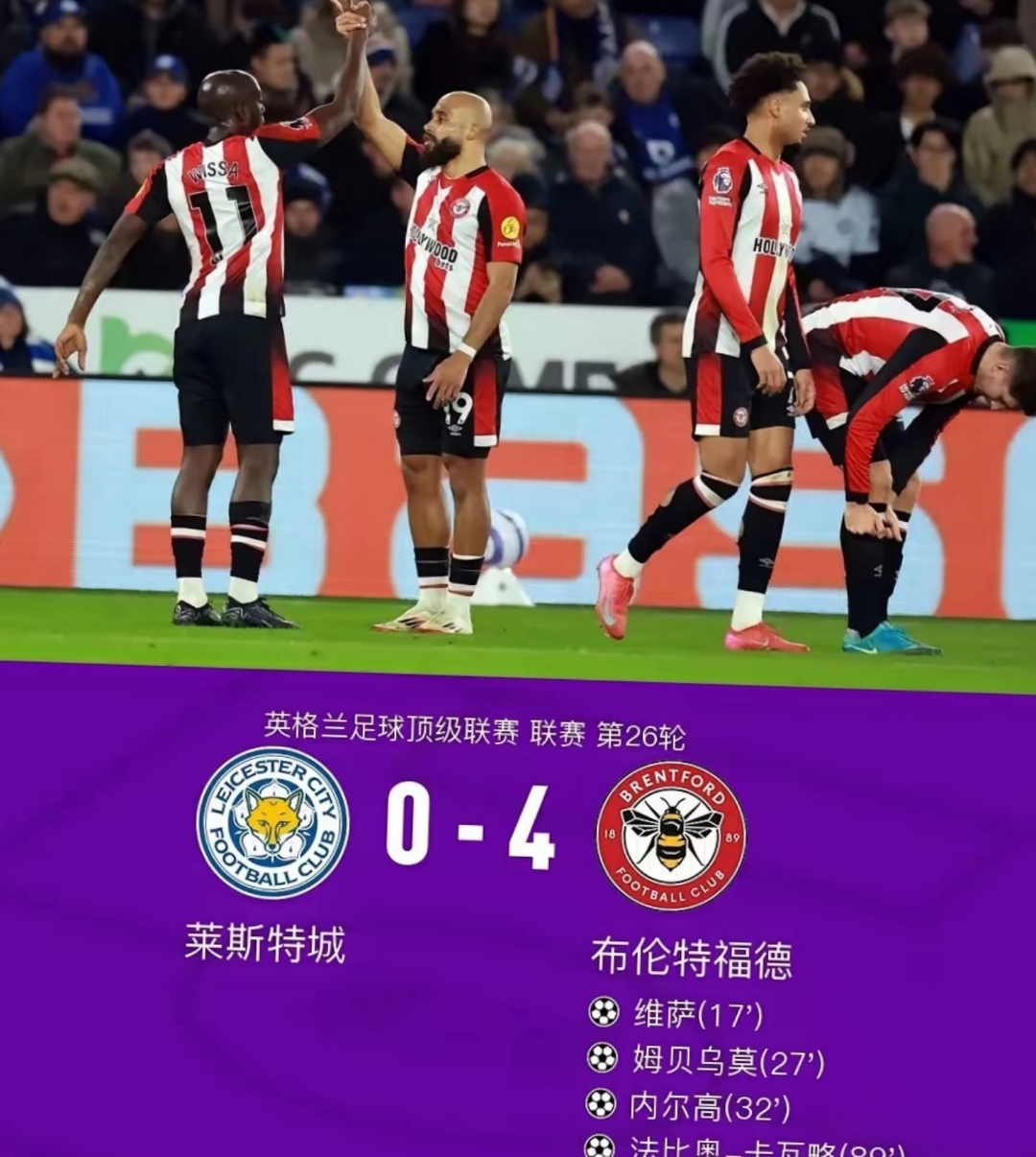 莱斯特城中场被罚停赛，缺席两场比赛